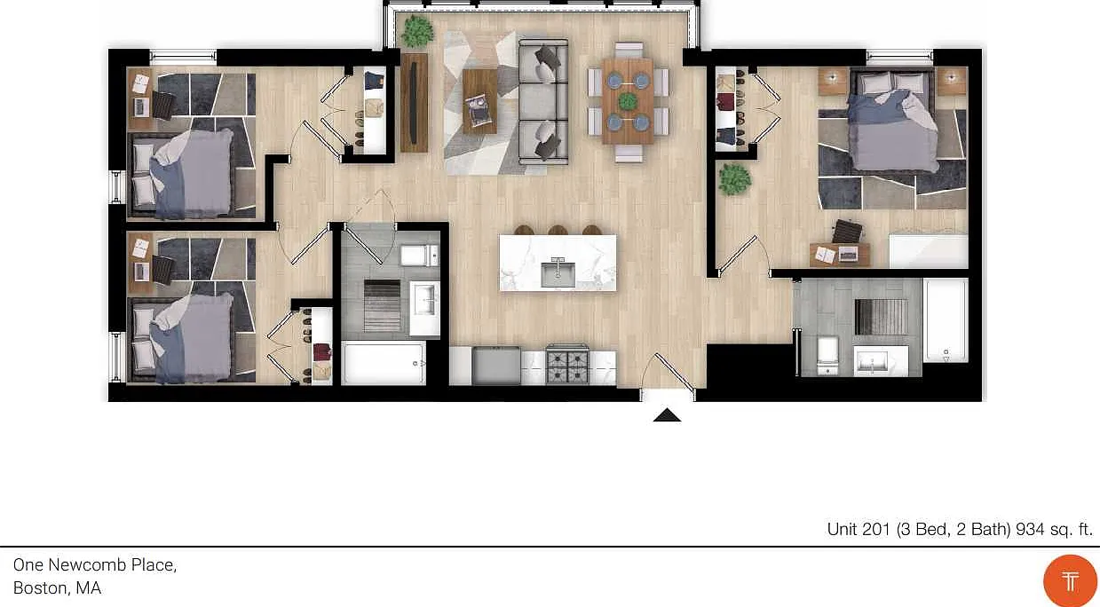 3 bed, $5,450 — Photo 4