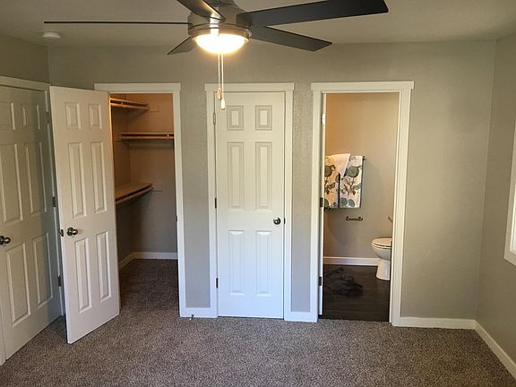 Master Bedroom with walk-in closet and smaller linen closet