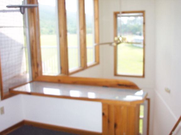 Upstairs workspace with view