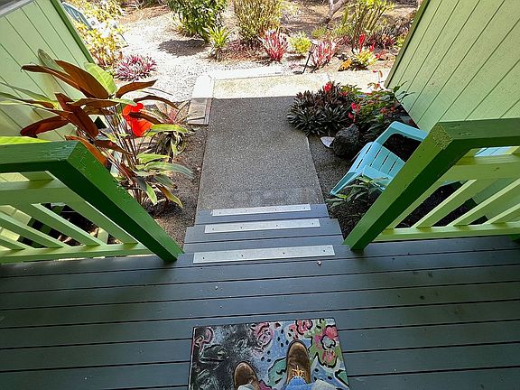 Front entry reverse view