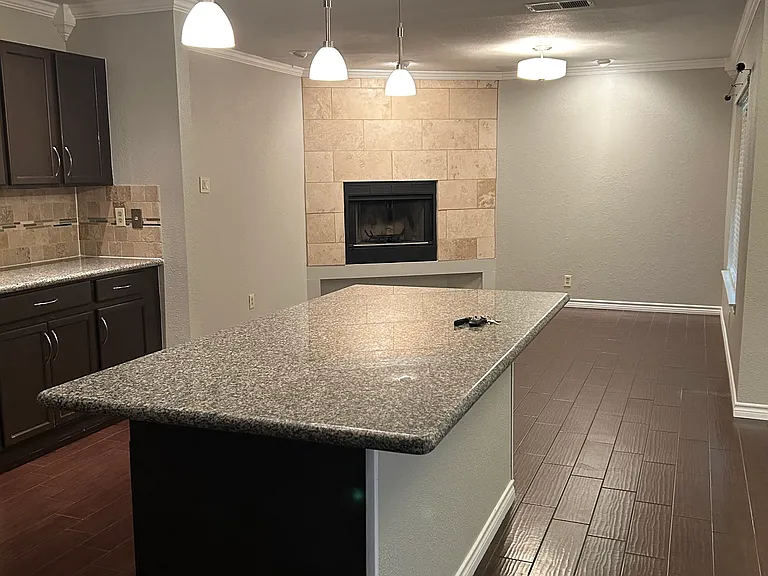 Dining room/Kitchen Nook - Fireplace