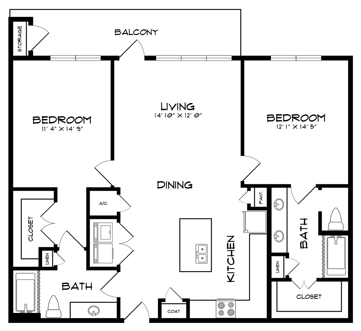 Floor plan B3