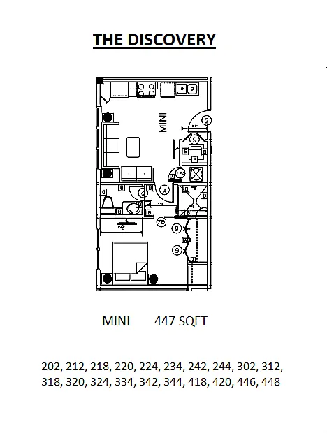 Floor plan The Discovery