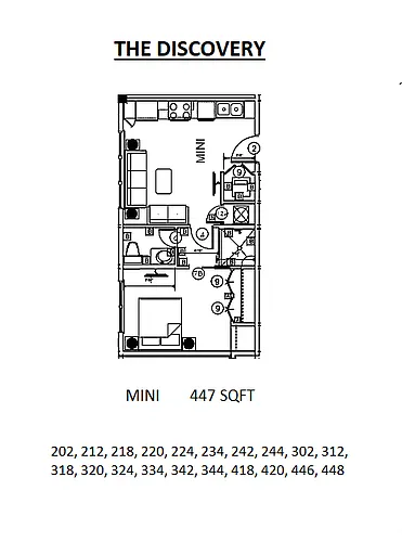 Floor plan The Discovery