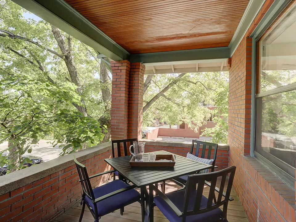 Outdoor dining area