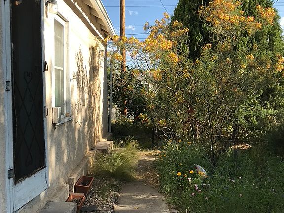 Front door and side of home