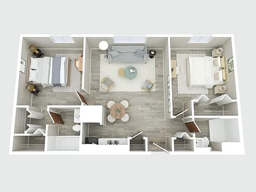 Floor plan 2 Bed Tower