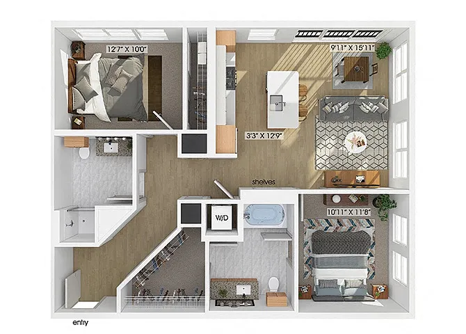 Floor plan B04V