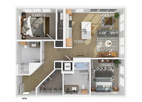 Floor plan B04V