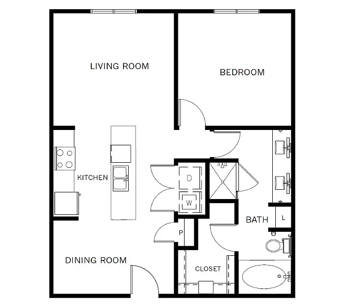 Floor plan A1D