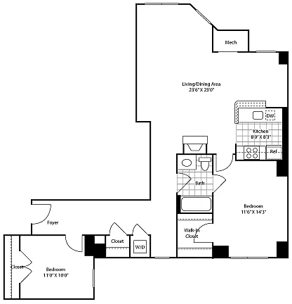 Floor plan Boston