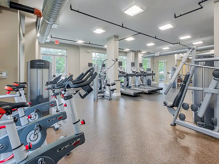 Fully-equipped fitness center