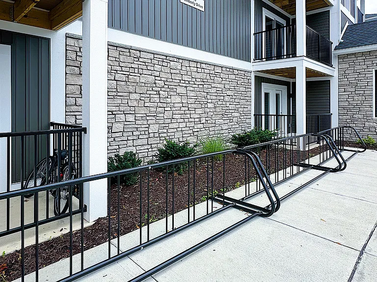 Apartment Building Bike Racks