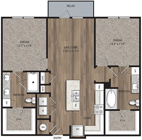 Floor plan B1