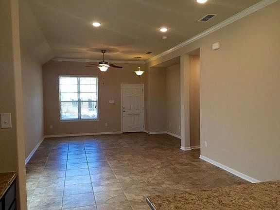 Living area as viewed from kitchen.