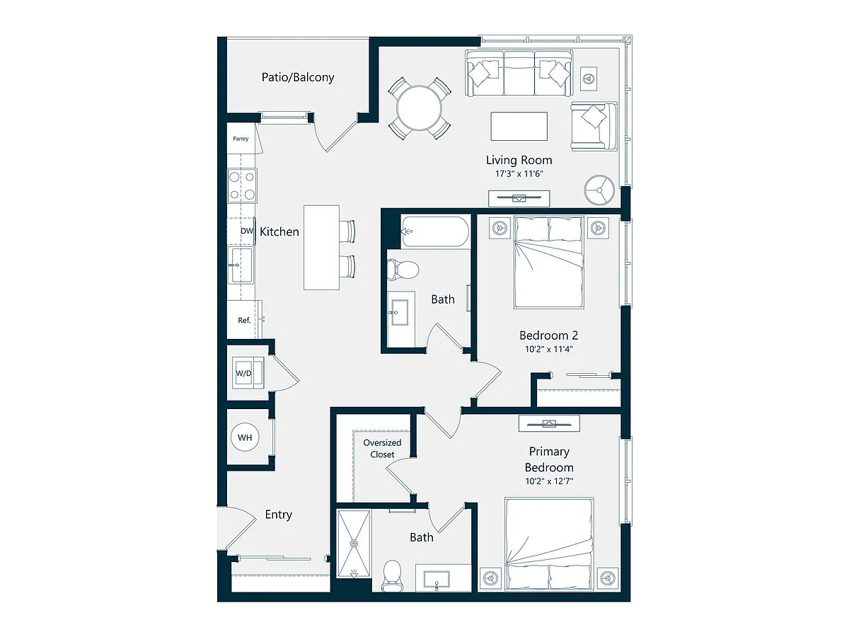 Floor plan D2