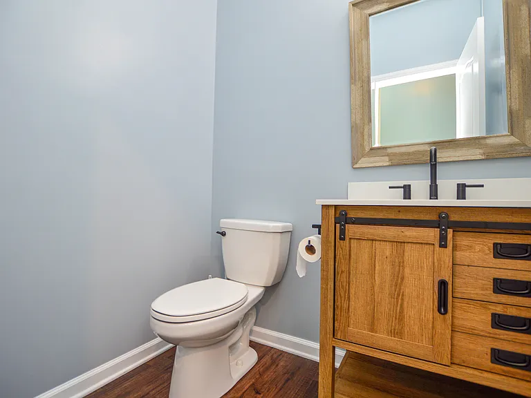 Downstairs half bath