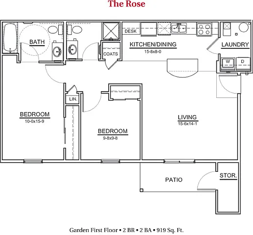 Floor plan The Rose