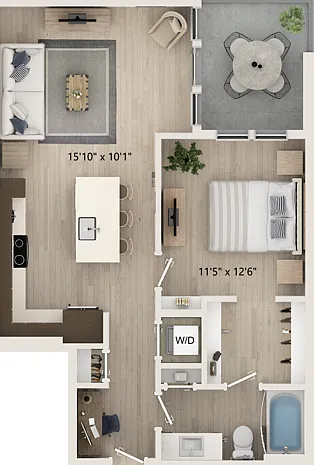 A6 - Floor Plan 2D A6 - Floor Plan 2D