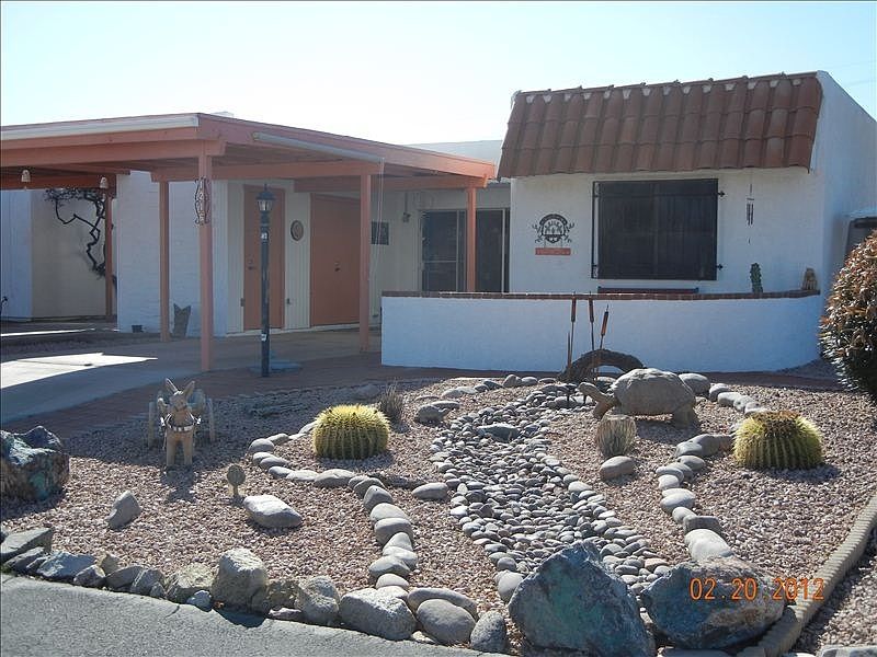 front yard & carport