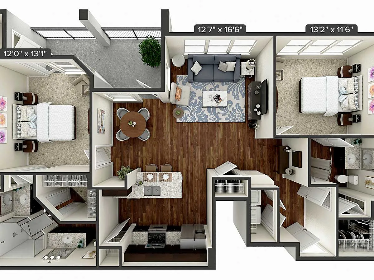 Floor plan B3-1154