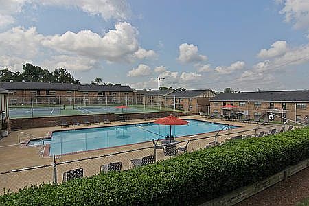 Sparkling swimming pool