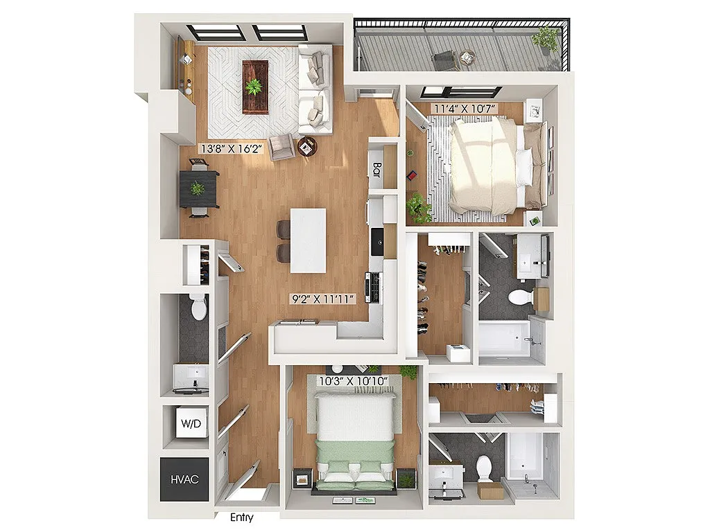 Floor plan B1