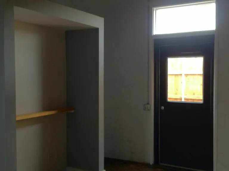 office area at back door
