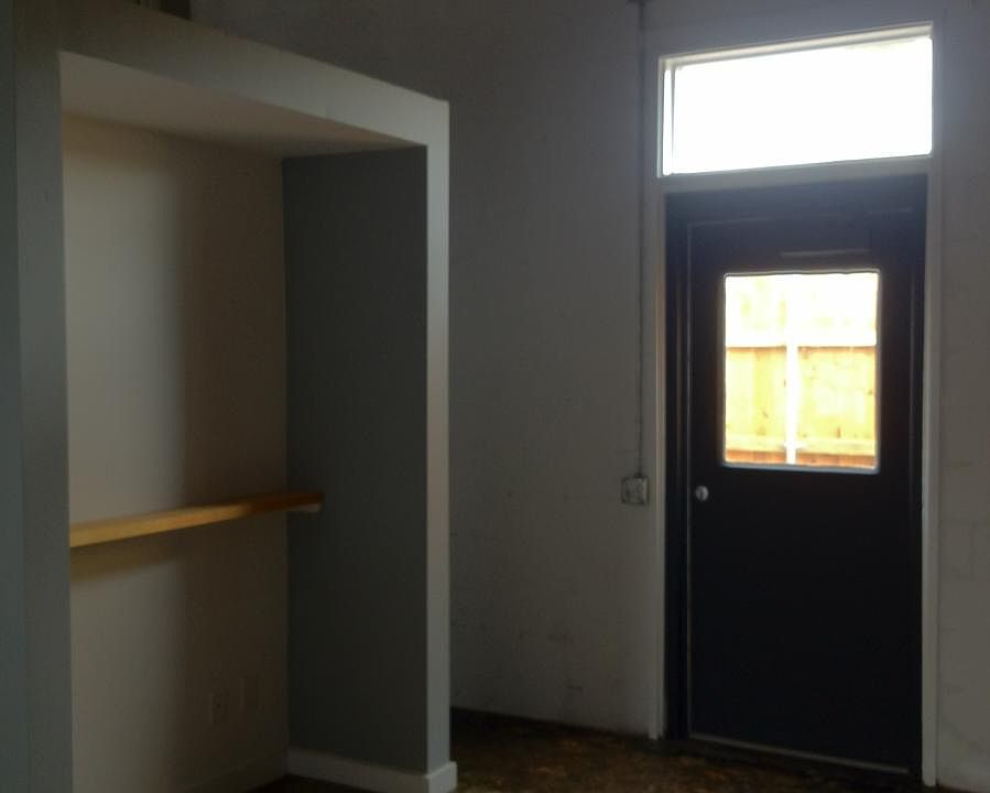 office area at back door