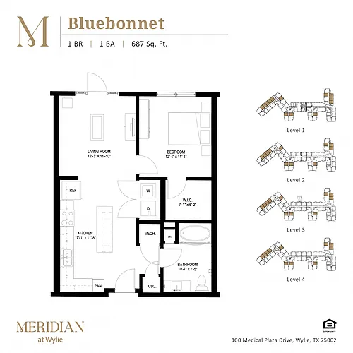Floor plan Bluebonnet