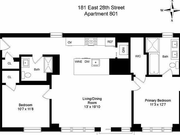 2nd image of 181 E 28th St #801