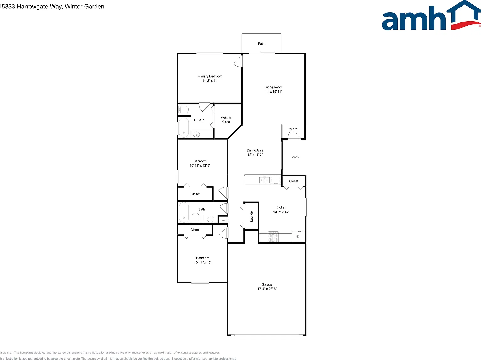 3 bed, 2.0 bath, 1390 sqft, $2,370 — Photo 2