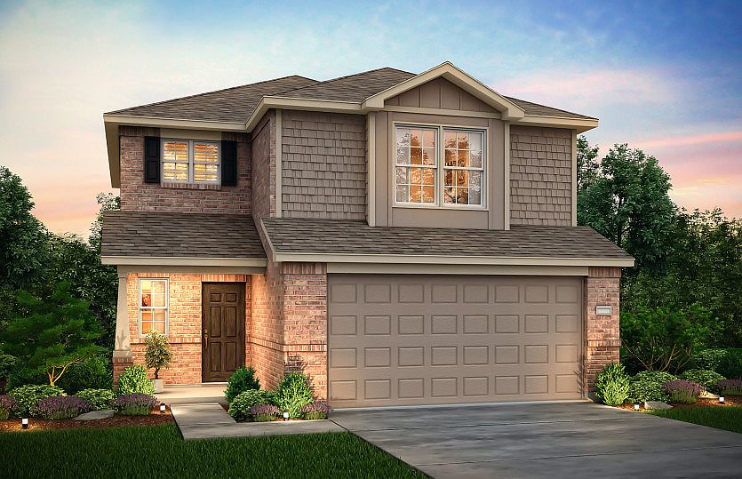 The Lincoln, a 2-story new construction home showing Home Exterior X
