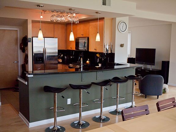 Open plan gourmet kitchen