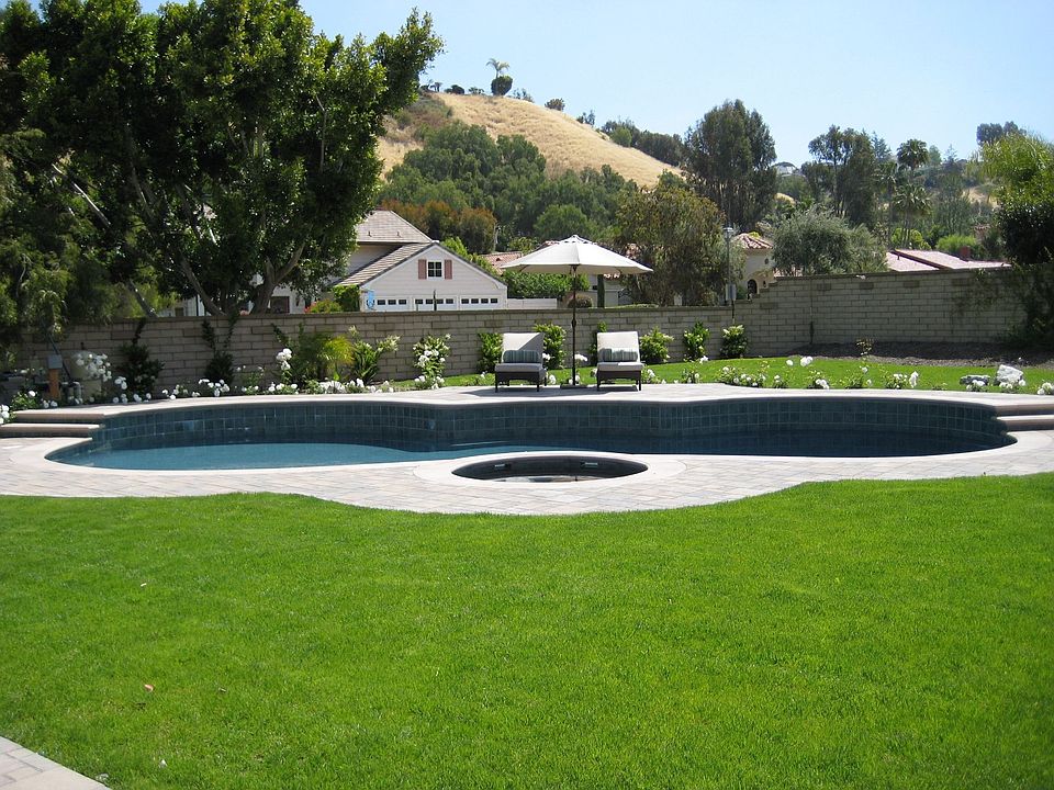 Newly remodeled pool with salt system