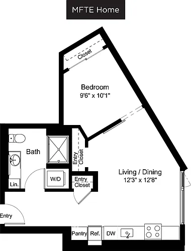 Floor plan O1 MFTE