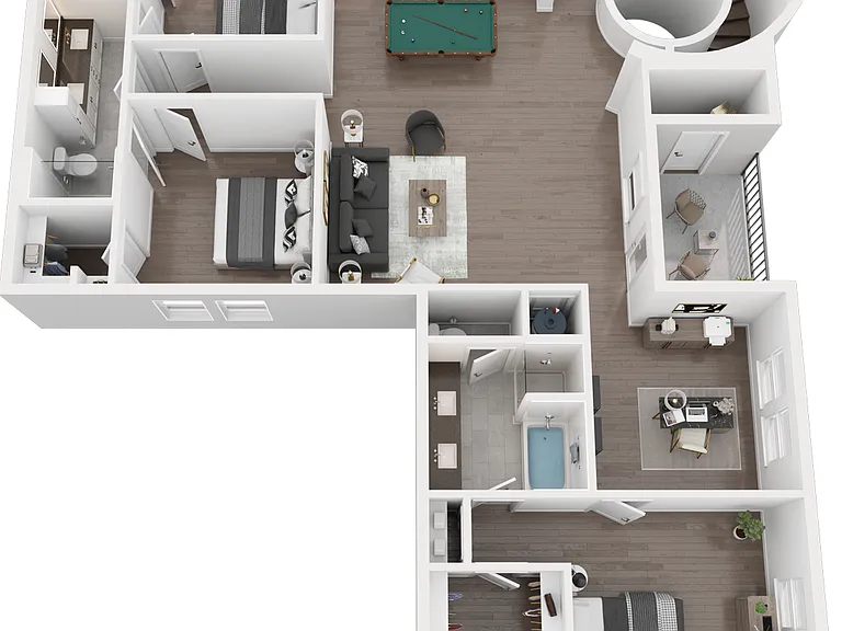 TH5 floor plan Gramercy at Northline