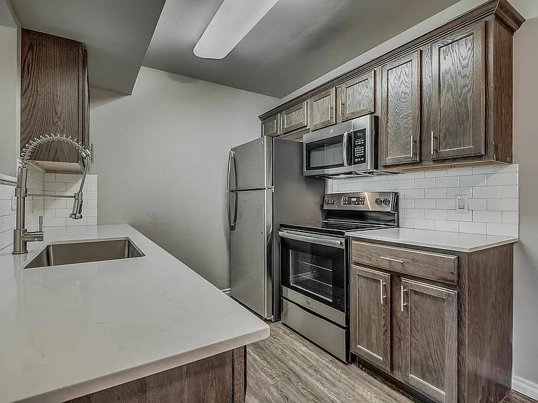 Experience culinary excellence in this modern kitchen, designed for both elegance and efficiency.