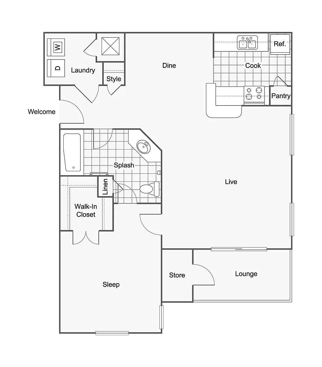 Floor plan Alexandria