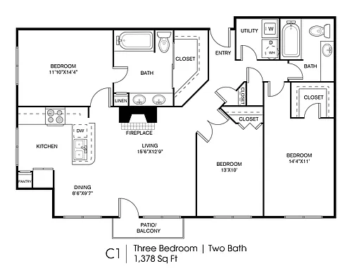 Floor plan C1