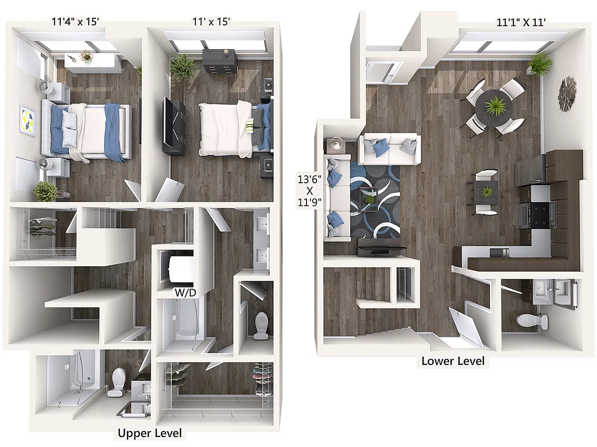 Floor plan B3TH-1435