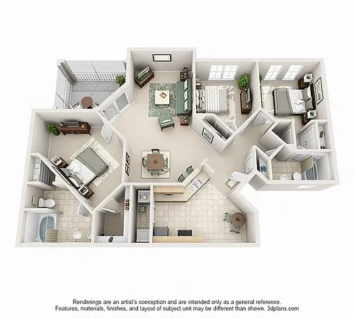 Floor plan The Atlanta