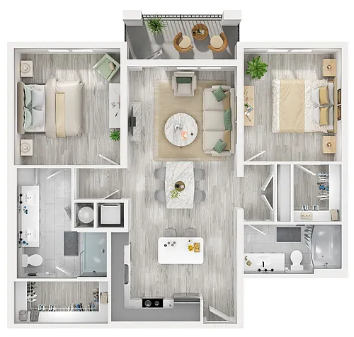 Floor plan B3
