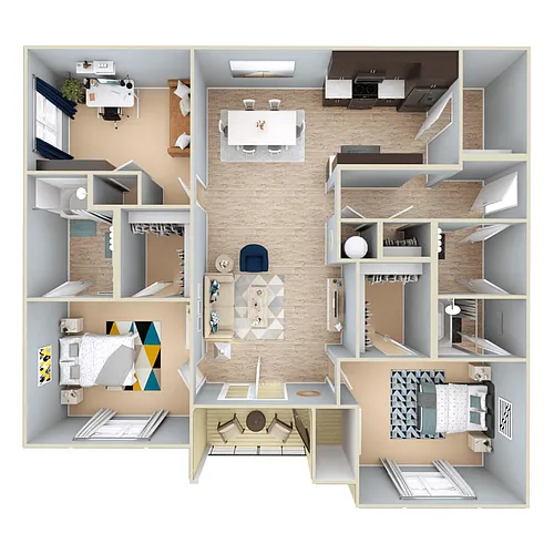 Floor plan 2 Bedroom