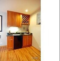 Wet bar in lower level family room