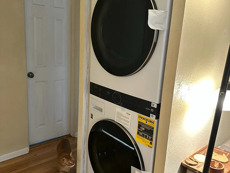 Brand new LG washer and dryer bought this year. New Plumbing throughout house and new water heater.
