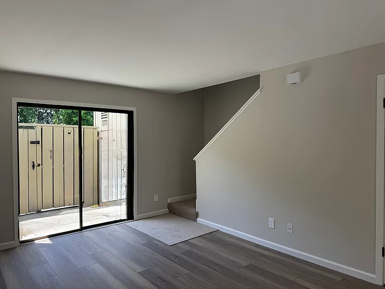 Living room from front door looking towards the patio