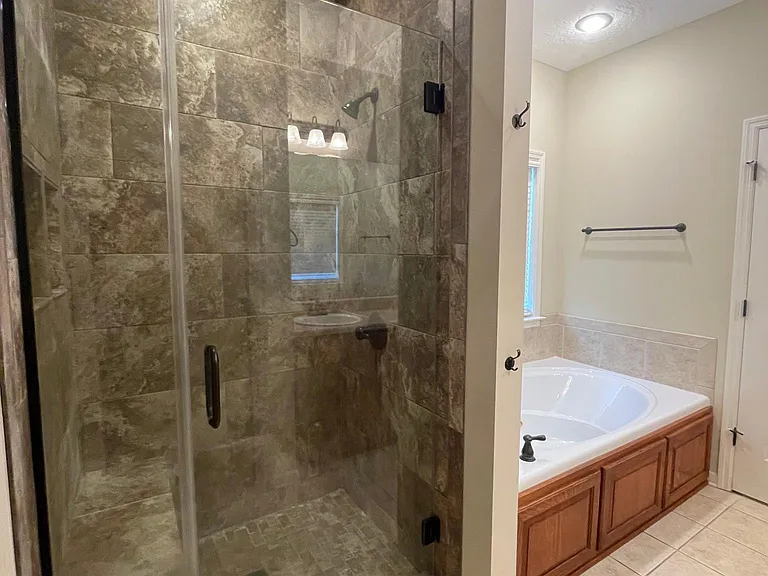 Master shower
