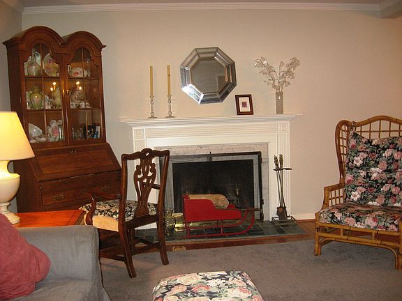 living room fireplace