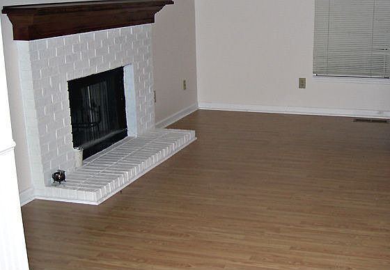 Wood Floors & Fireplace